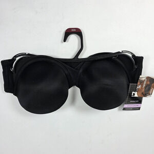 Maidenform Basically Sexy Black Strapless Multi Way Convertible Bra 36B NWT